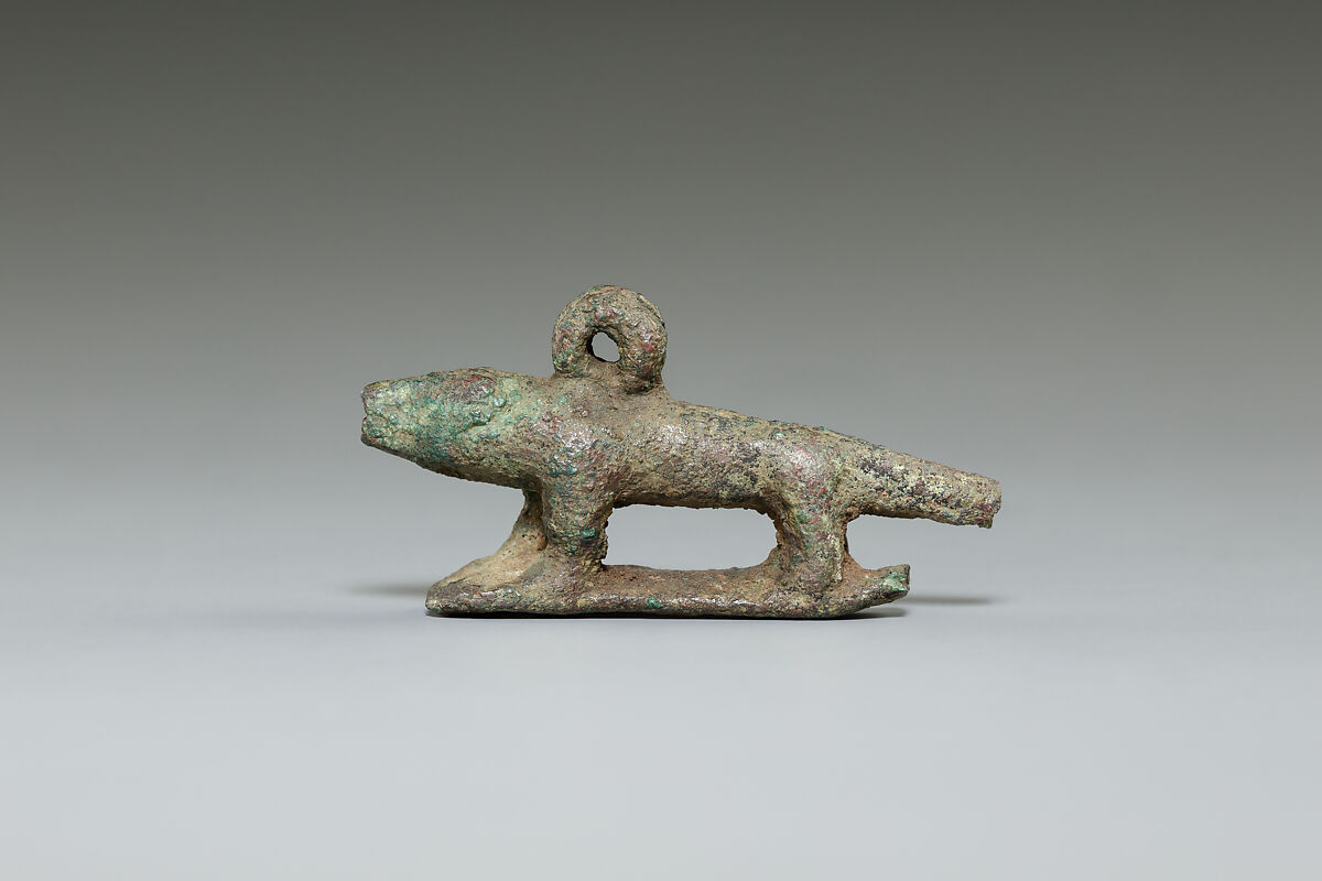 Ichneumon with a thick loop on its back, Bronze or cupreous alloy