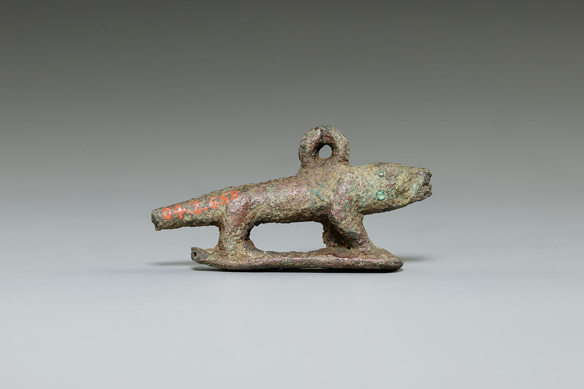 Ichneumon with a thick loop on its back, Bronze or cupreous alloy