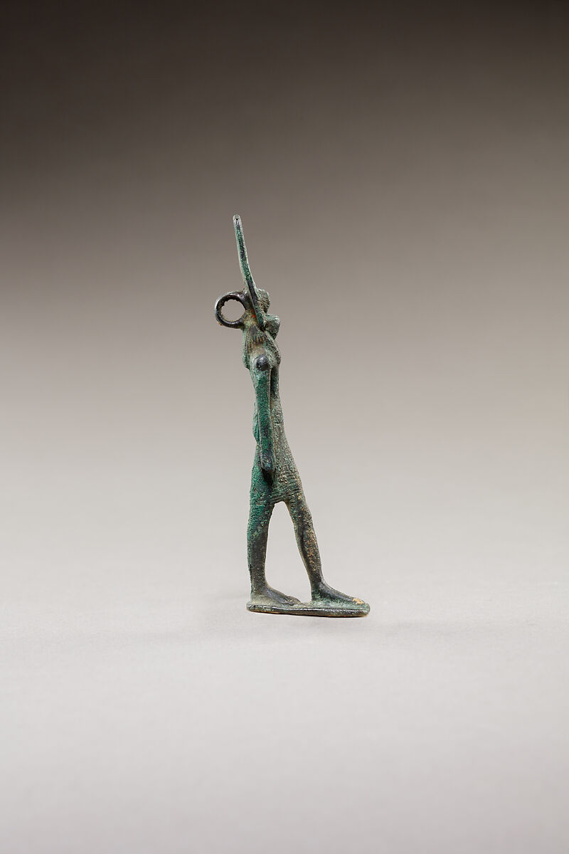 Montu with two heads, Bronze