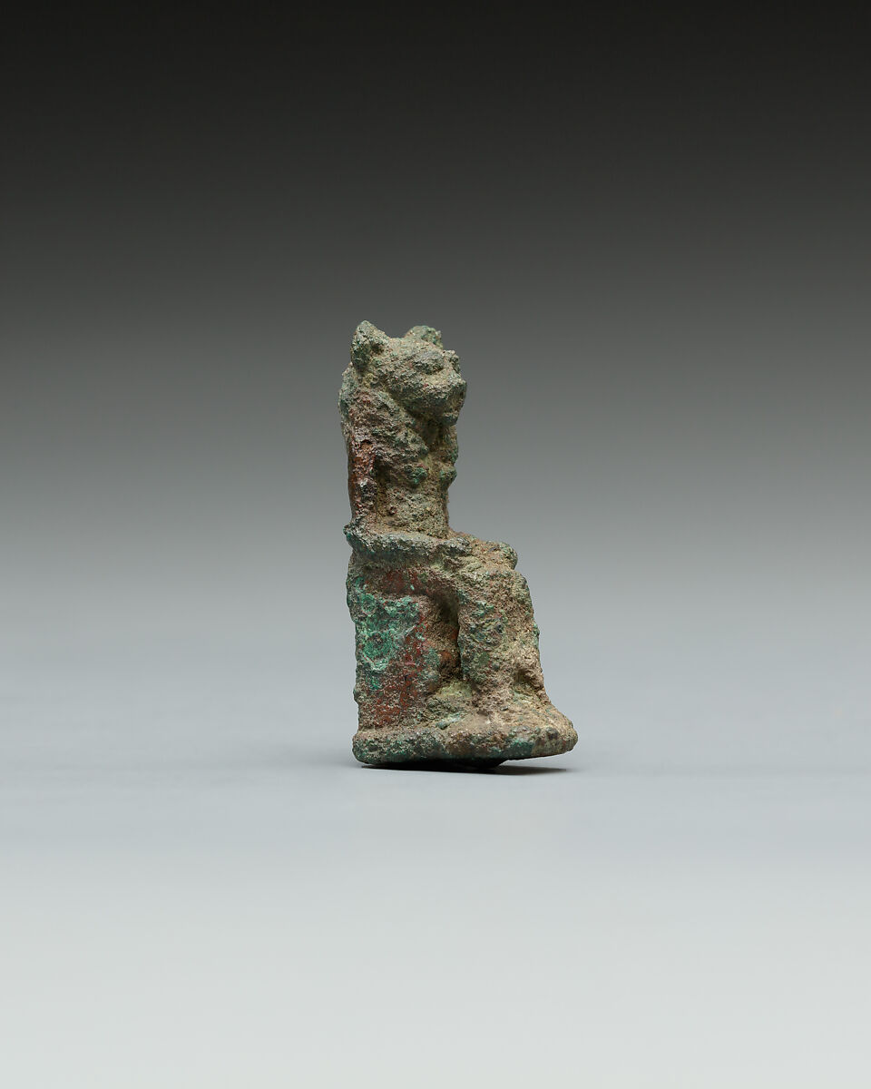 Lion-headed goddess, Bronze or cupreous alloy