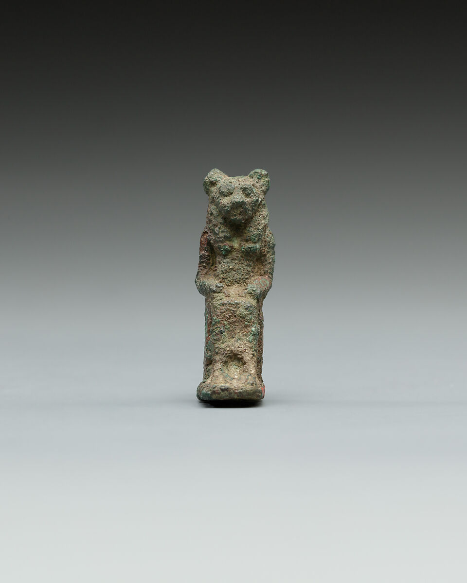 Lion-headed goddess, Bronze or cupreous alloy 