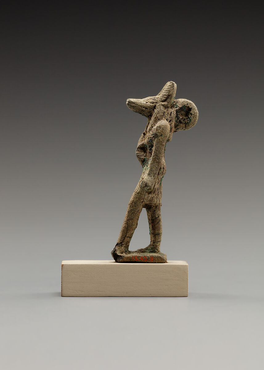 Anubis with scepter, Bronze or cupreous alloy