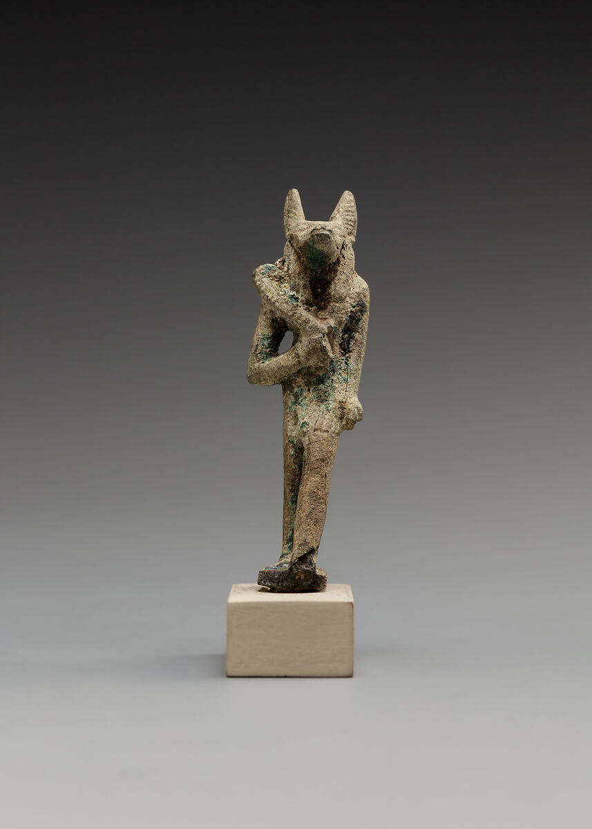 Anubis with scepter | Late Period–Ptolemaic Period | The Metropolitan ...