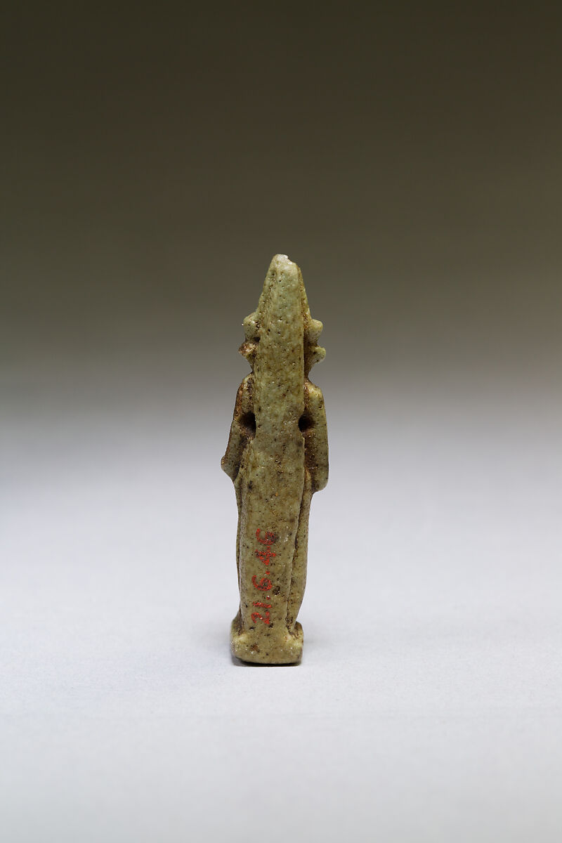 Neit suckling two crocodiles, Faience