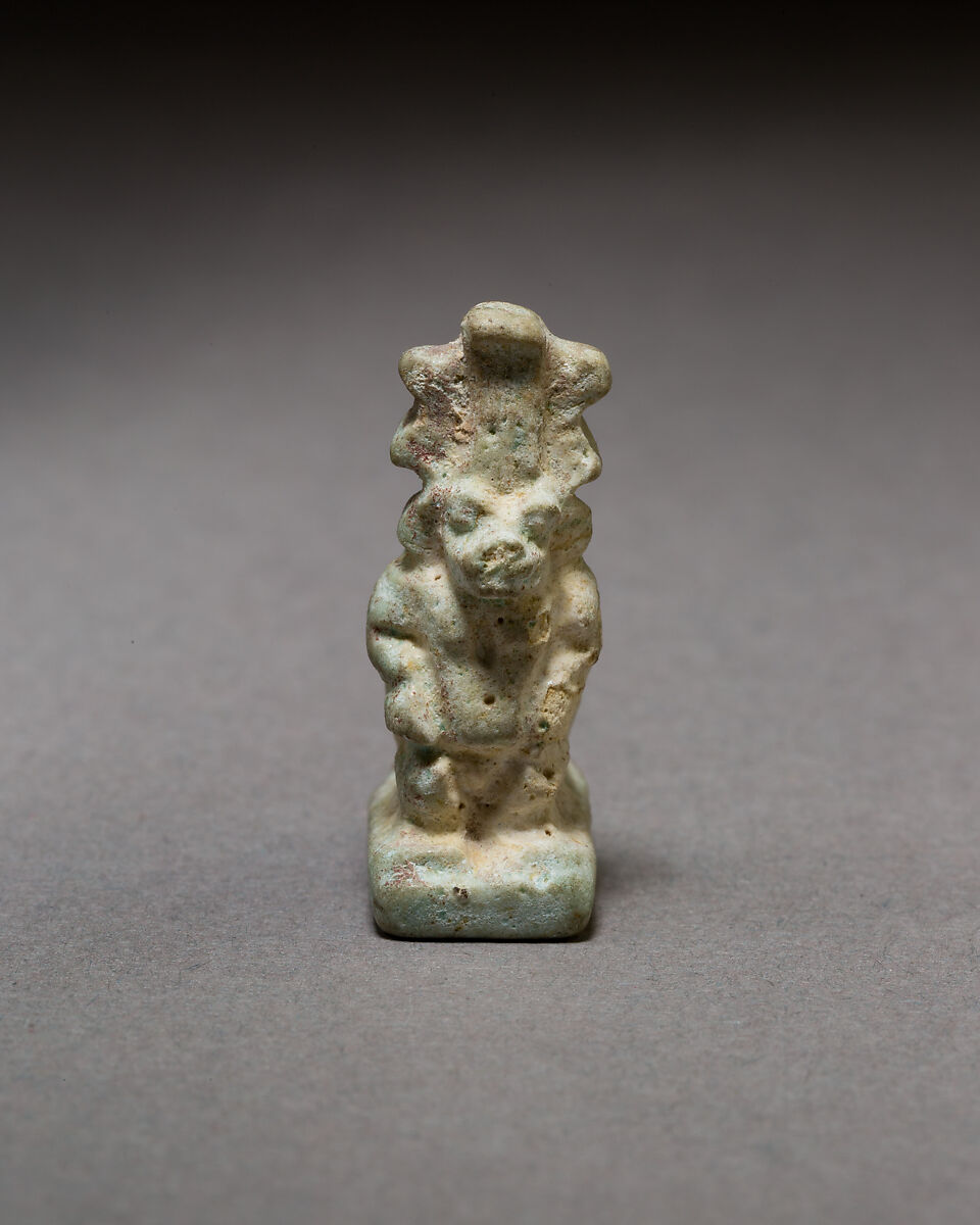 Polymorphic deity, Faience 