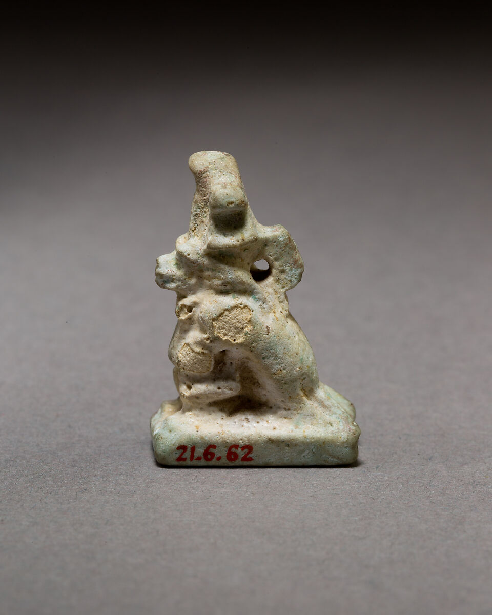 Polymorphic deity, Faience
