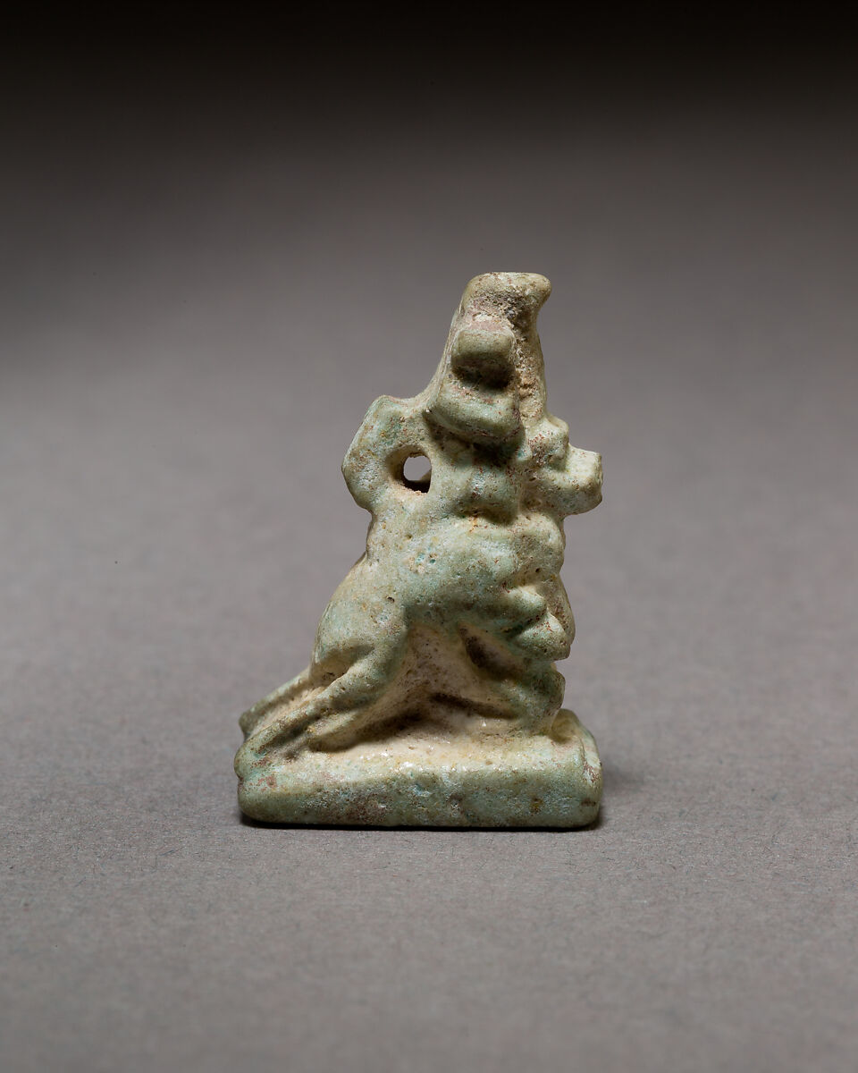 Polymorphic deity, Faience