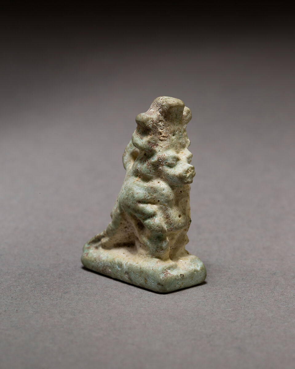 Polymorphic deity, Faience