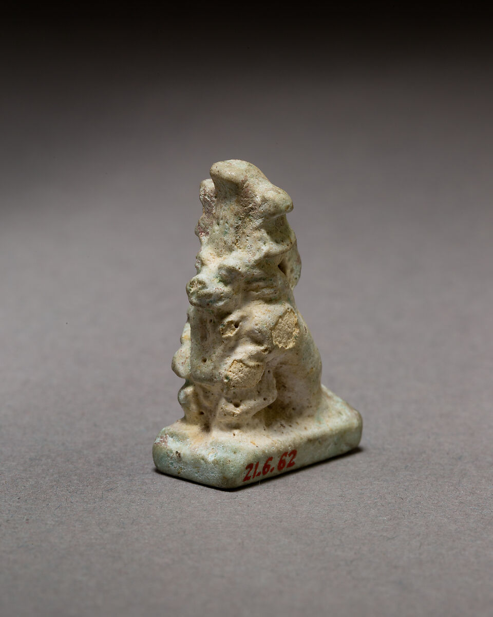 Polymorphic deity, Faience