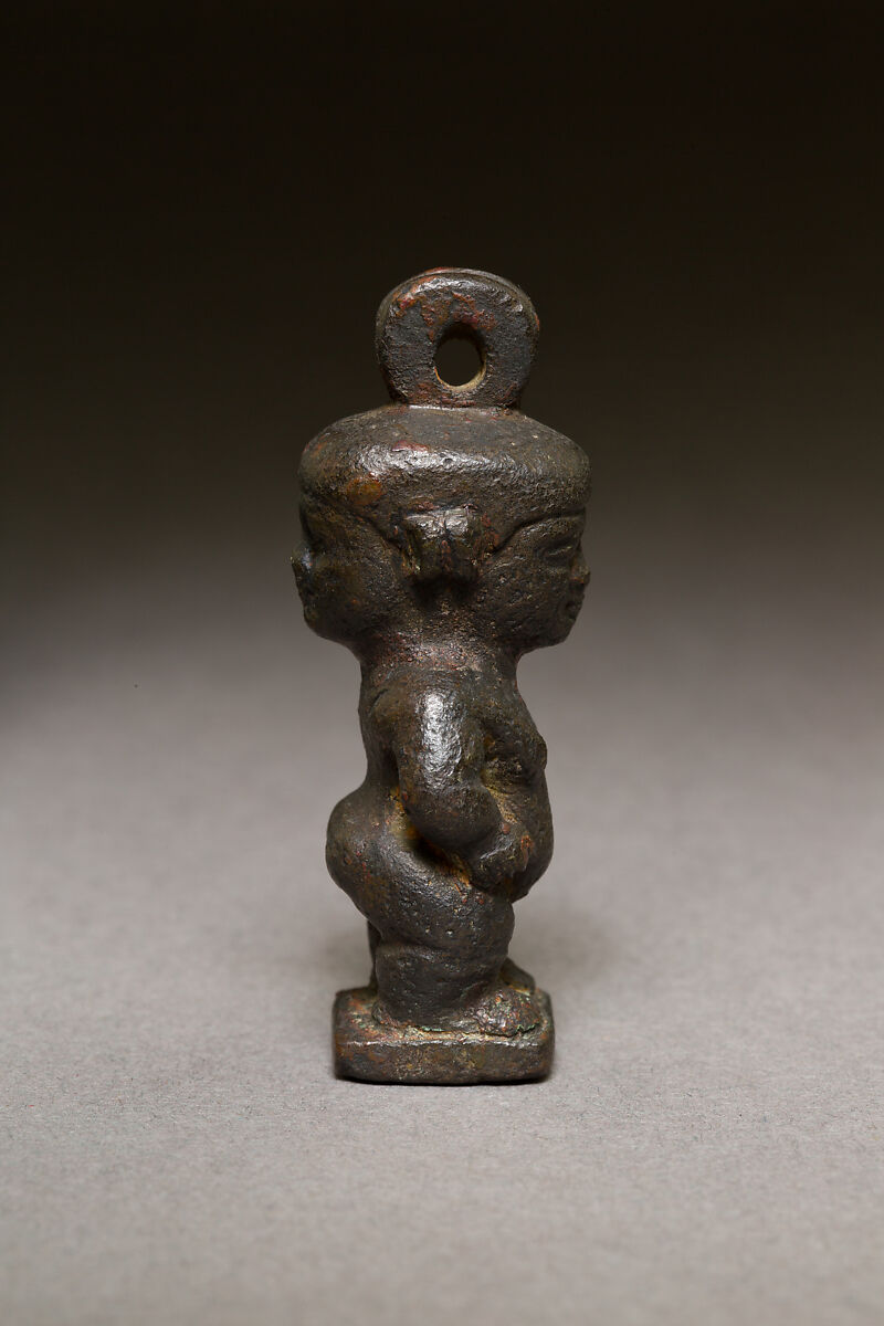 Pataikos with two faces, Cupreous metal