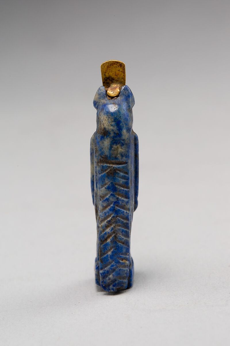 Taweret amulet, Lapis lazuli, gold