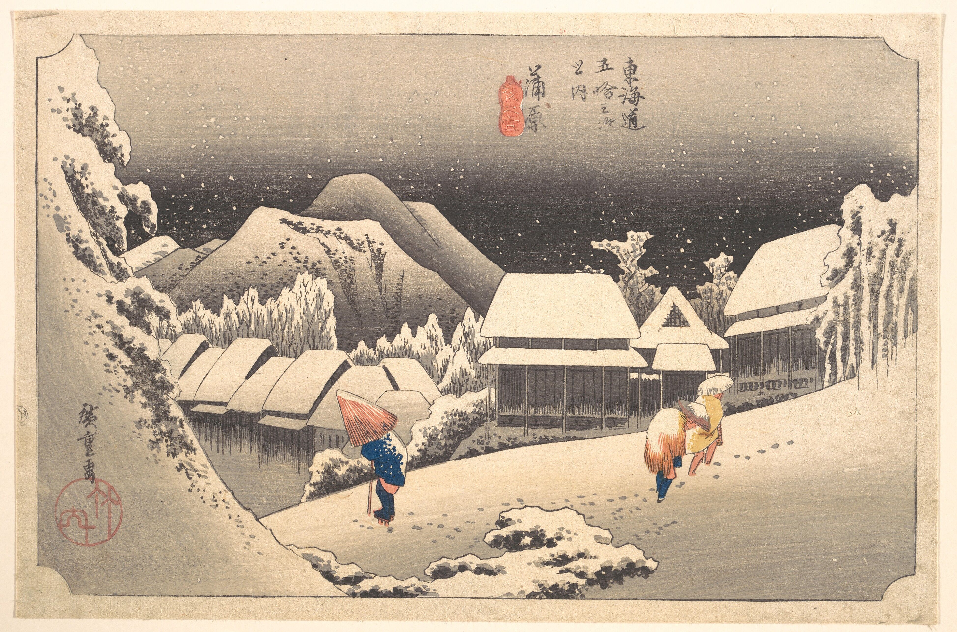 リトグラフ　都市の雪 source