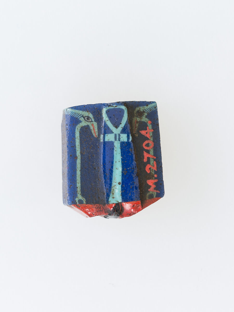 Inlay, ankh, was scepters, Glass