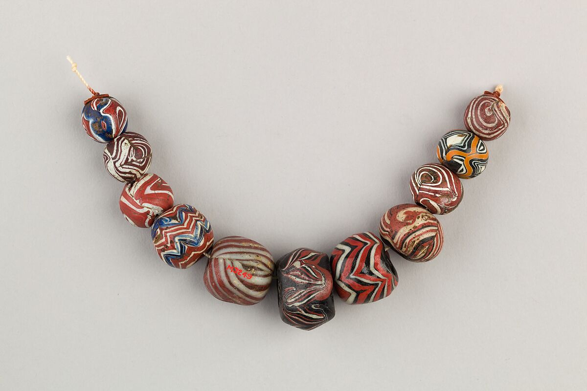 String of 11 beads | Roman Period or later | The Metropolitan Museum of Art