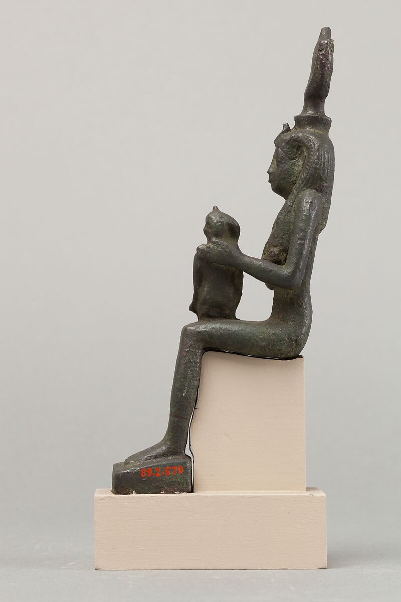 Isis and Horus, Cupreous metal