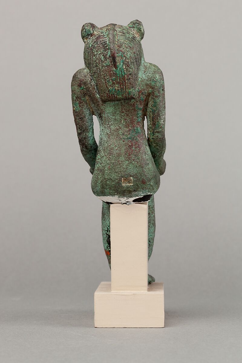 Lion-headed goddess, Cupreous metal