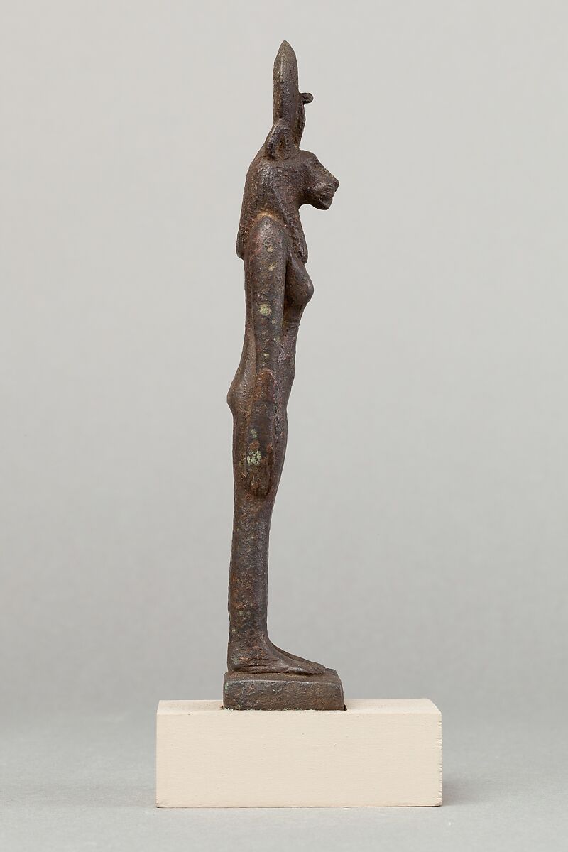 Lion-Headed Goddess, Cupreous metal