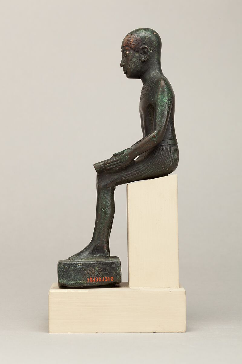 Imhotep, Cupreous metal, precious metal inlay