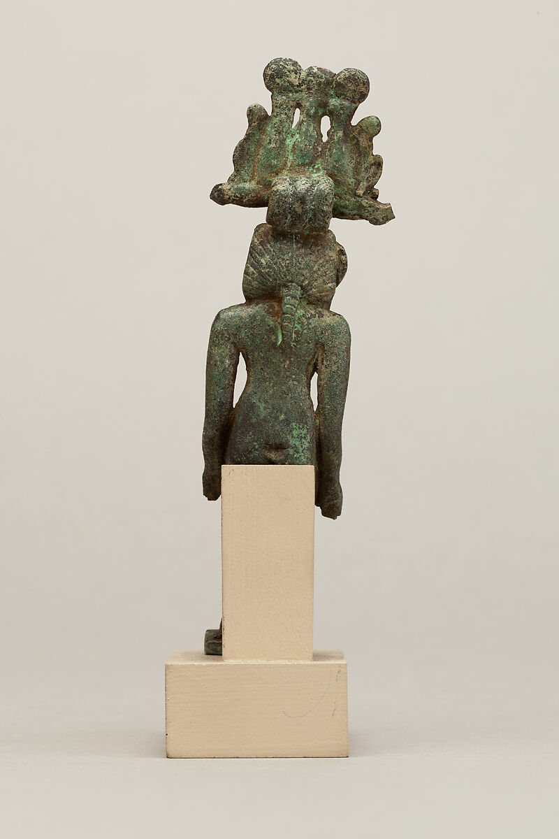 Child god in nemes and hemhem, Cupreous metal