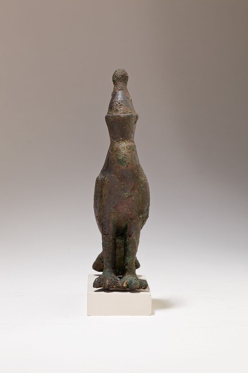 Falcon in double crown, Cupreous metal