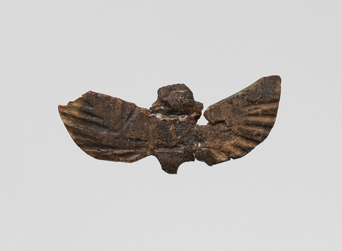 Ba-Bird Amulet, Faience 