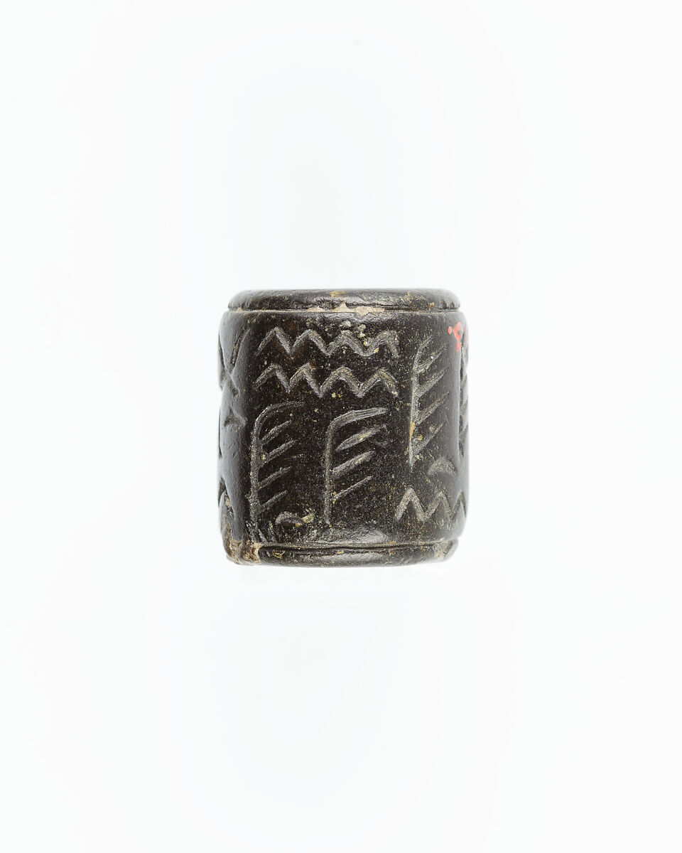 Cylinder seal, Black steatite