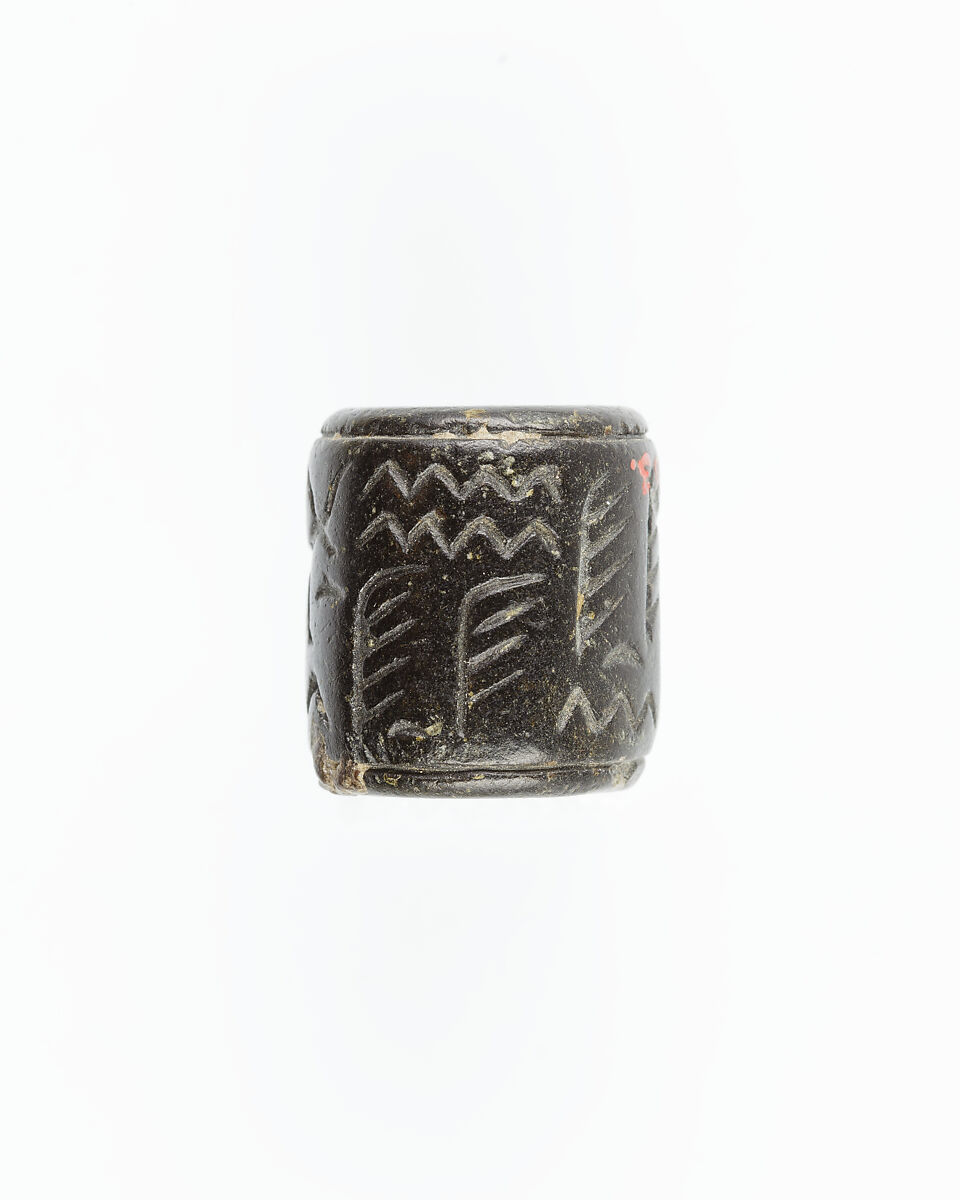 Cylinder seal, Black steatite 