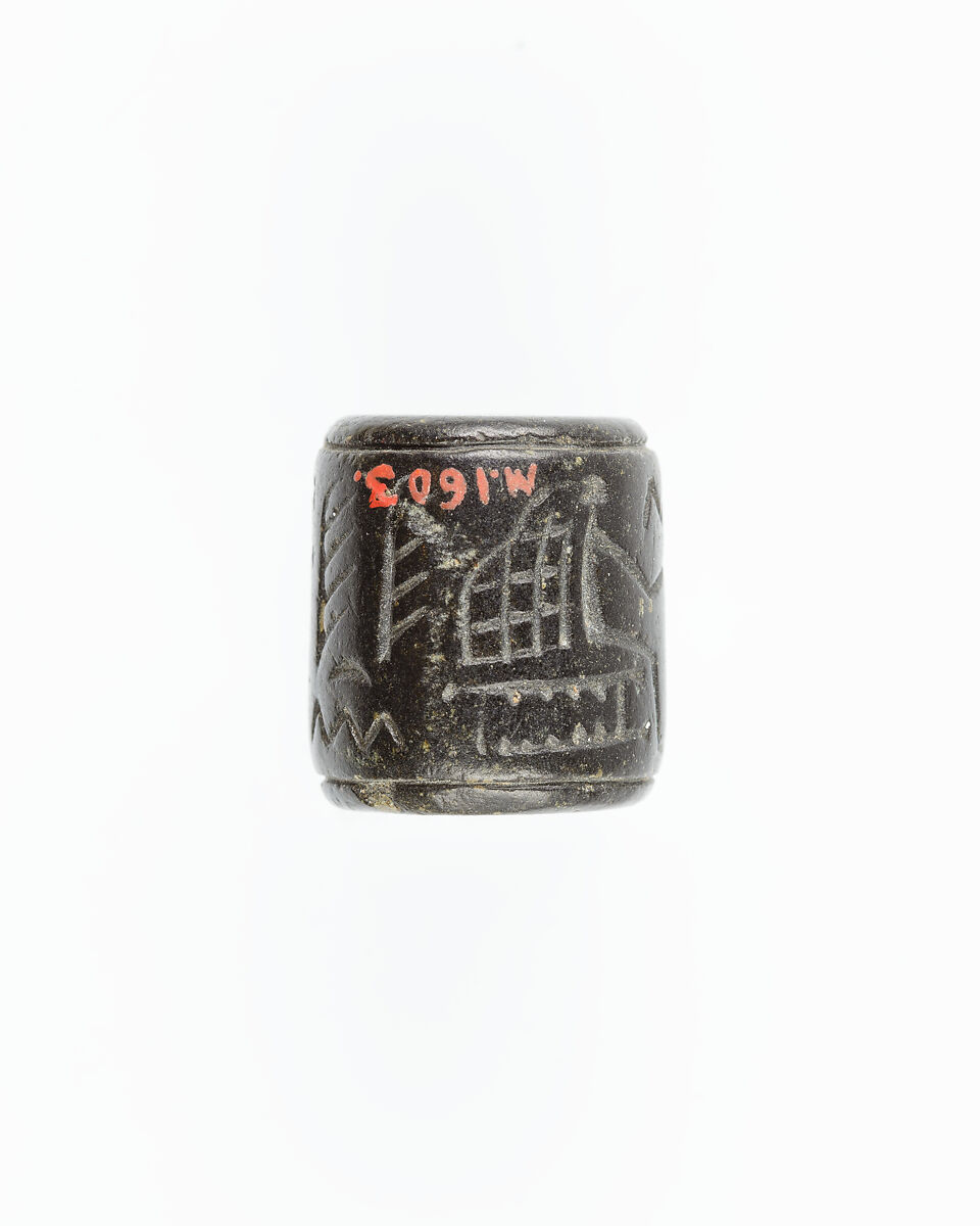 Cylinder seal, Black steatite