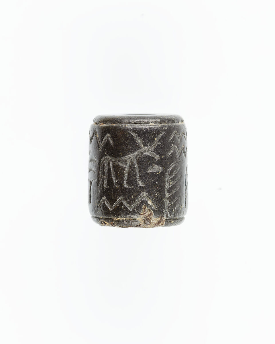 Cylinder seal, Black steatite