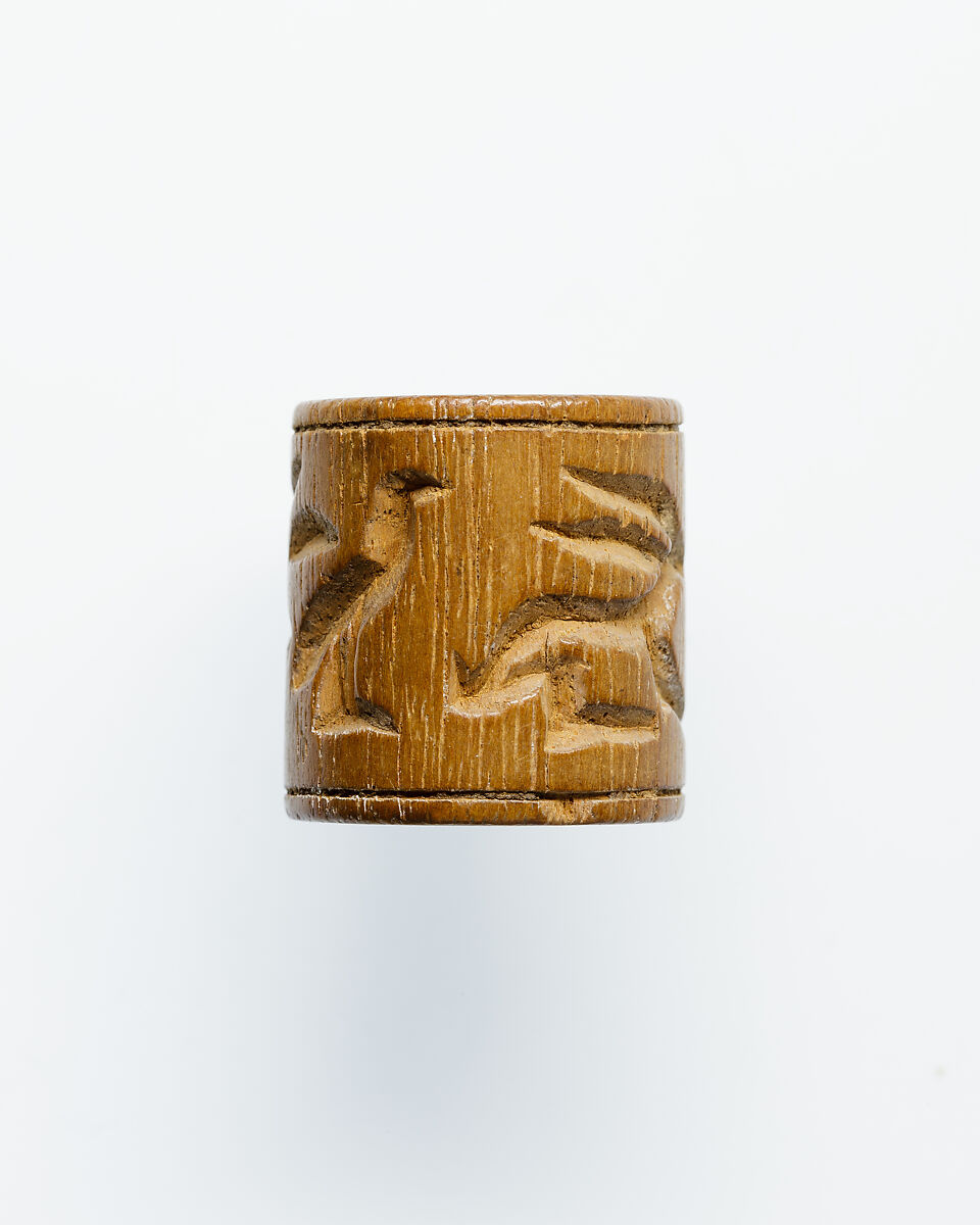 Cylinder seal of Iswenut, Wood