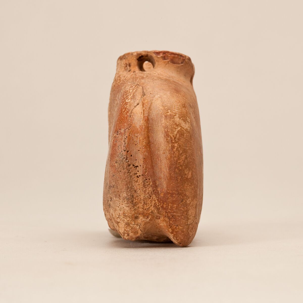 Hippopotamus amulet, Limestone