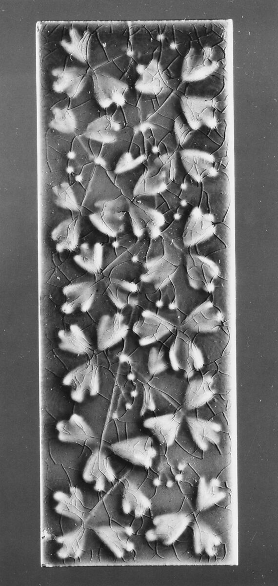 Border Tile, J. and J. G. Low Art Tile Works (American, Chelsea, Massachusetts, 1877–1903), Earthenware, American 