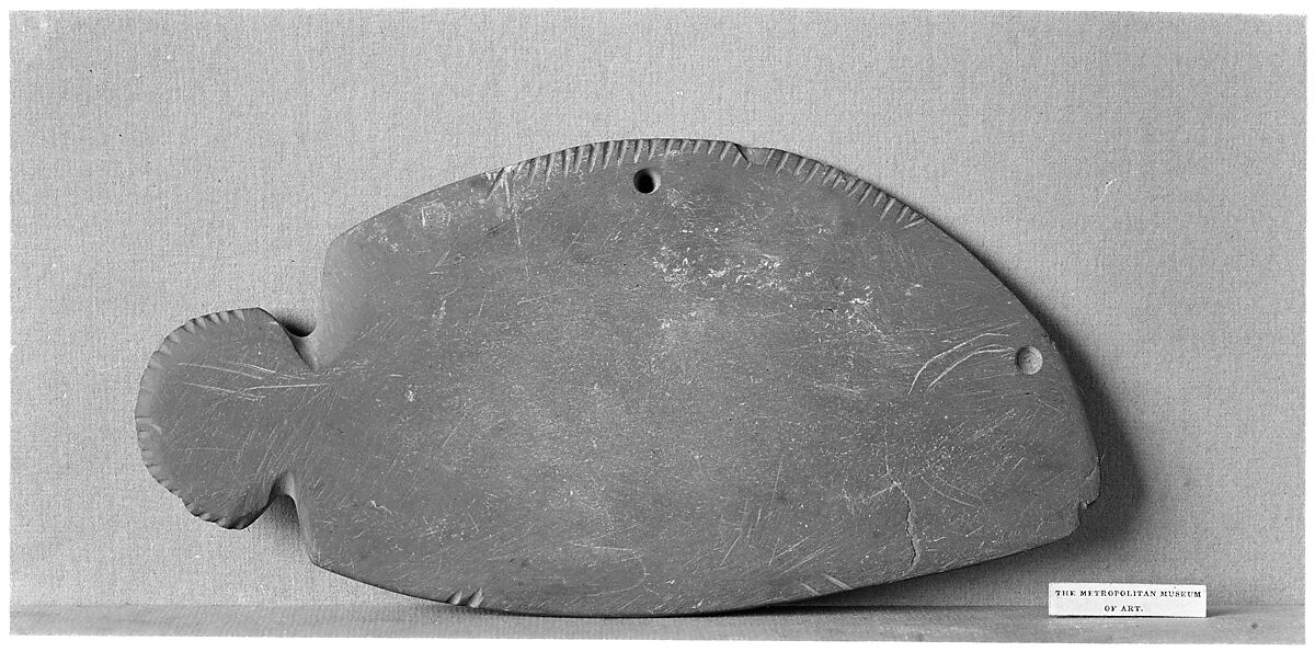 Palette shaped like a fish, Greywacke