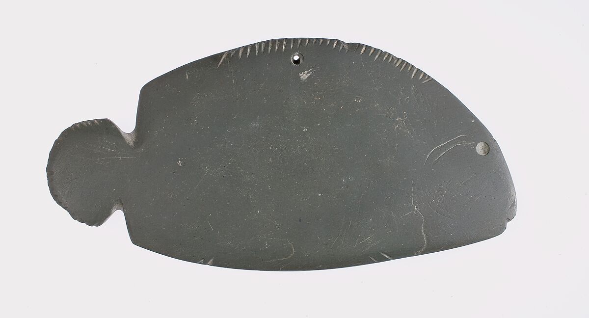 Palette shaped like a fish, Greywacke