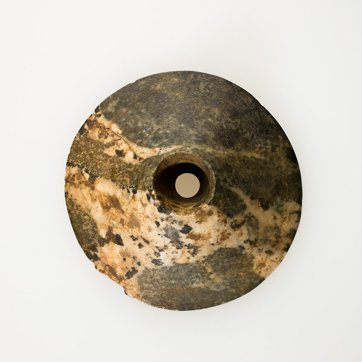 Disc-shaped mace head, Stone