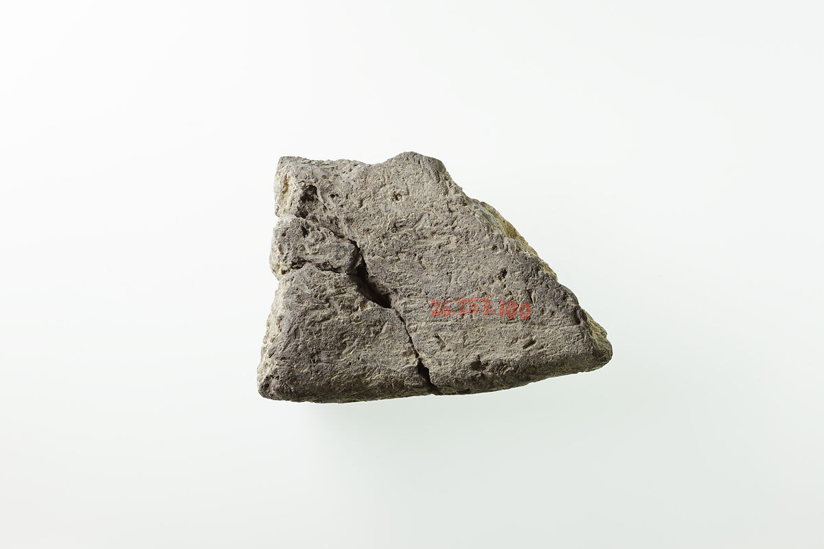 Vessel fragment, Pottery