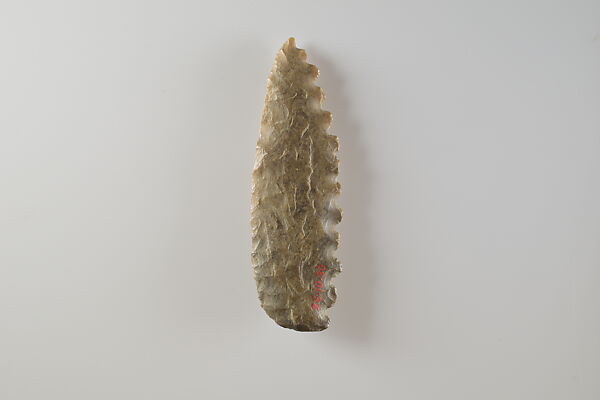 Bifacial Sickle Insert, Flint