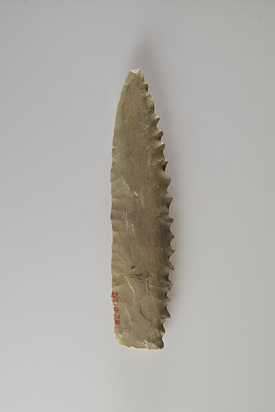 Bifacial Sickle Insert, Flint