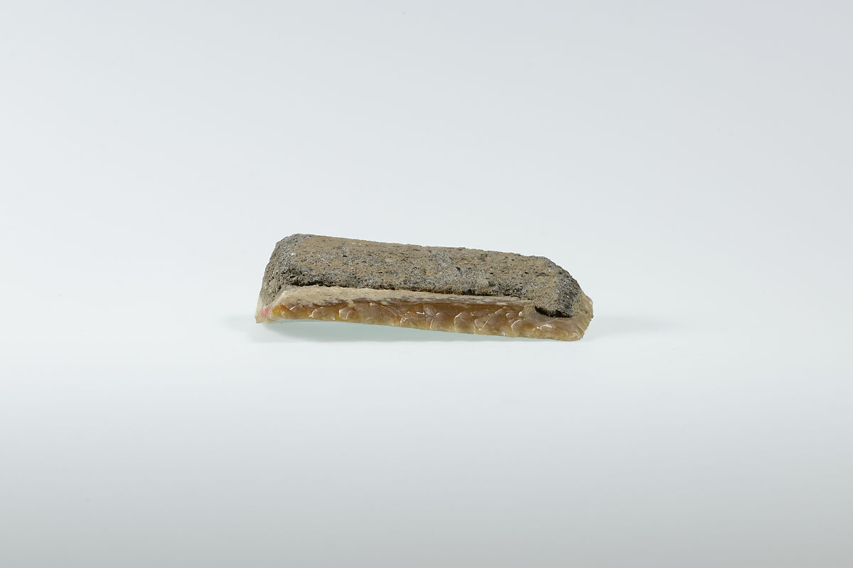 Sickle Insert, Flint, adhesive (lime plaster ?)