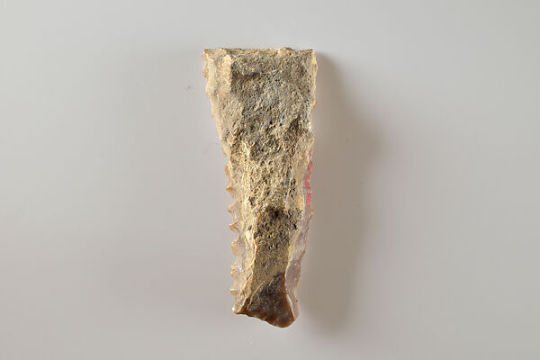 Sickle Insert, Flint, adhesive (lime plaster ?) 