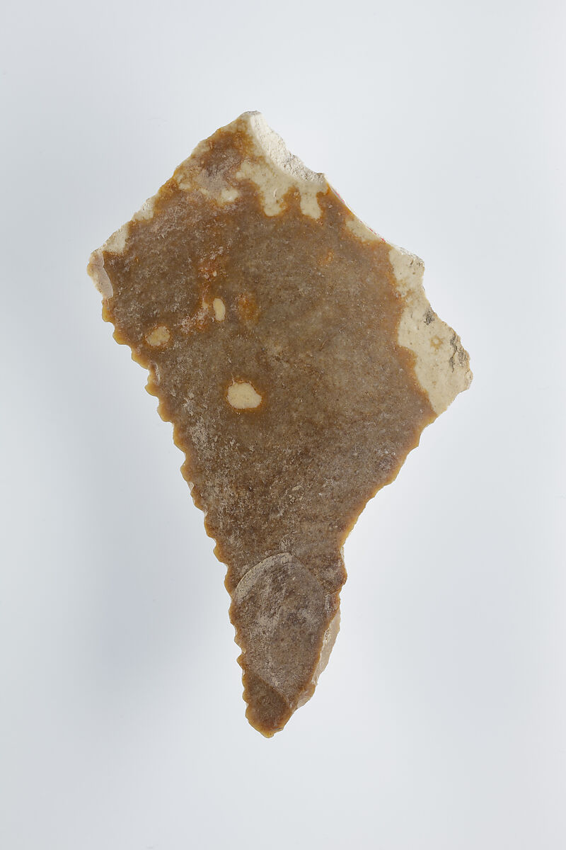 Sickle Insert, Flint, adhesive (lime plaster ?)