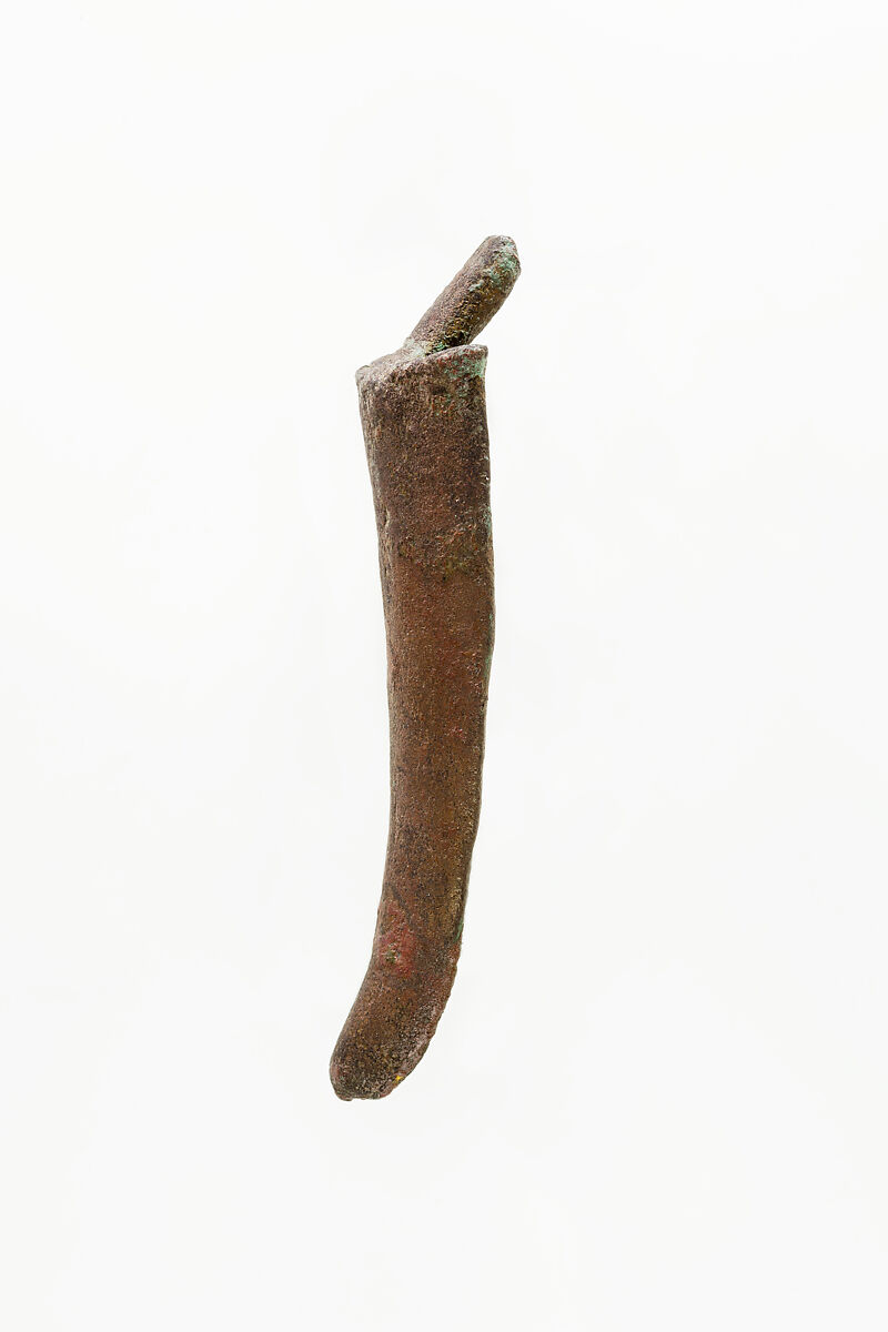 Beard from a statuette, Bronze
