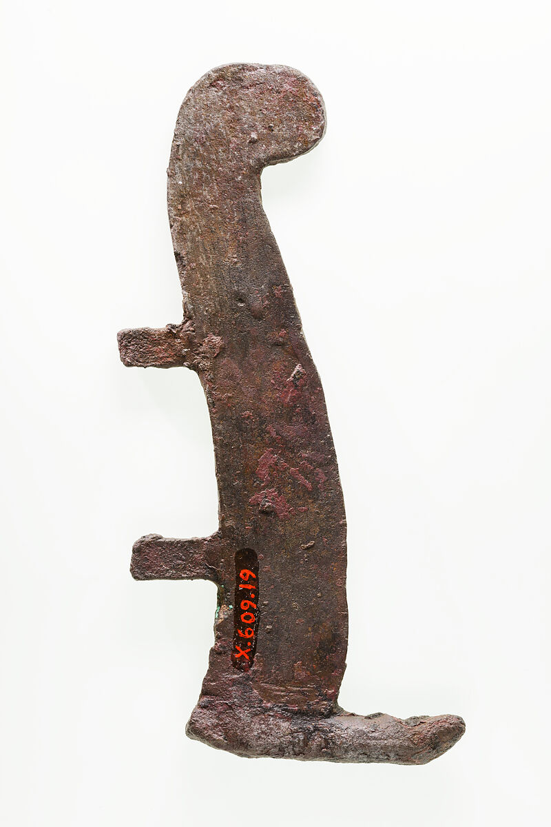 Feather attachment for a statuette, Bronze