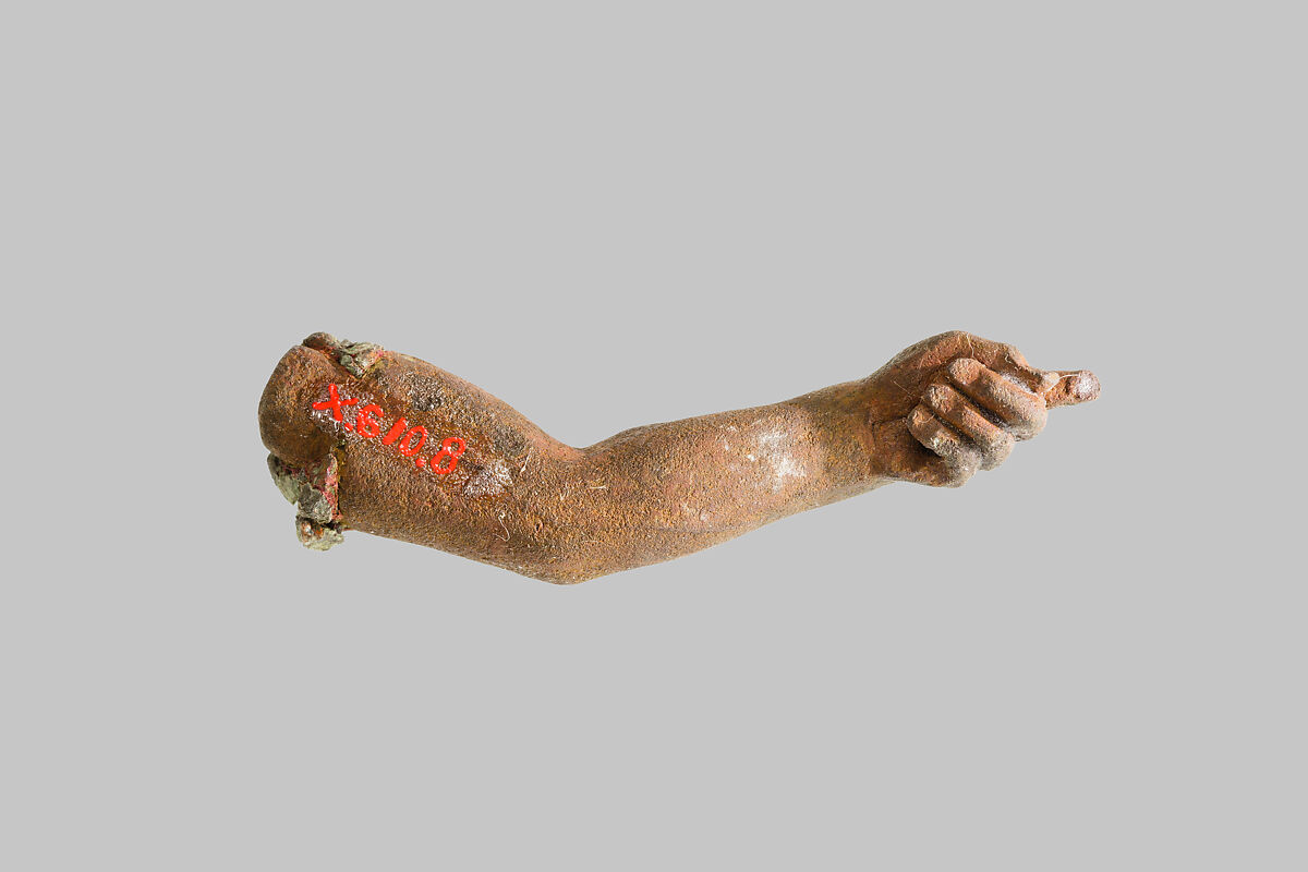 Hellenistic-style arm, Bronze
