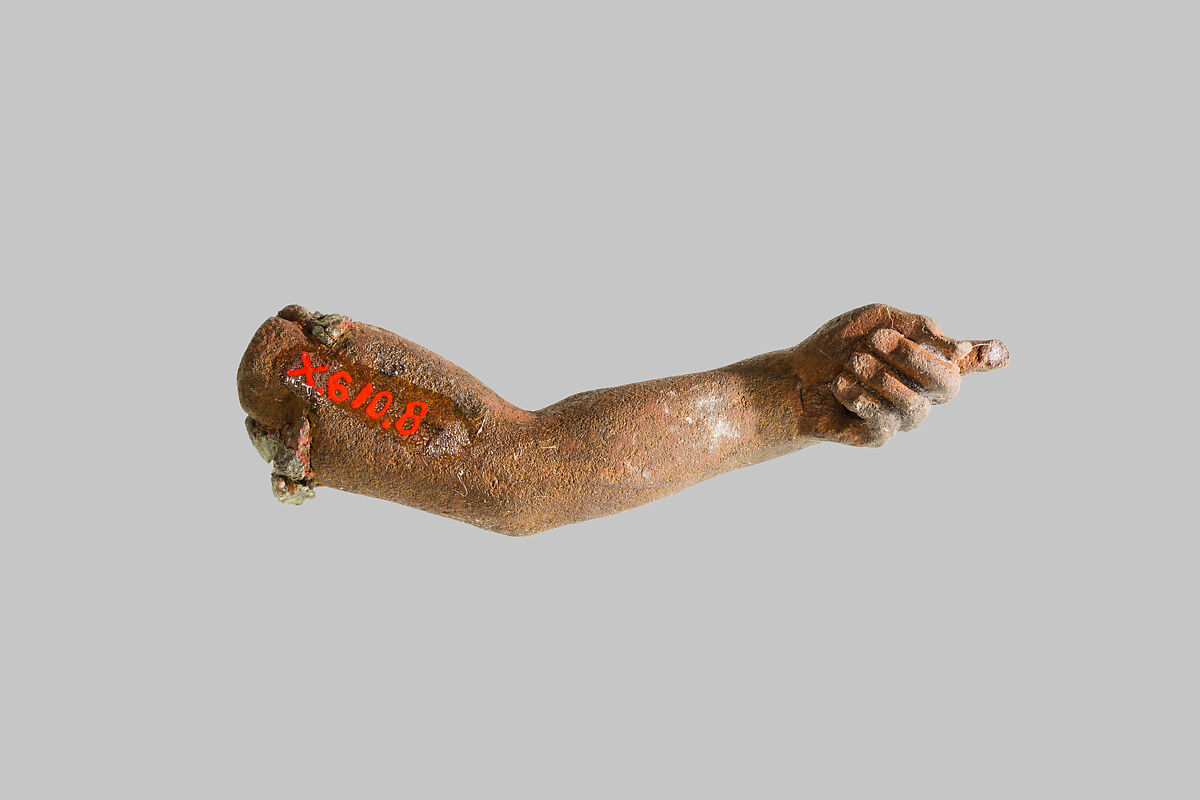 Hellenistic-style arm, Bronze