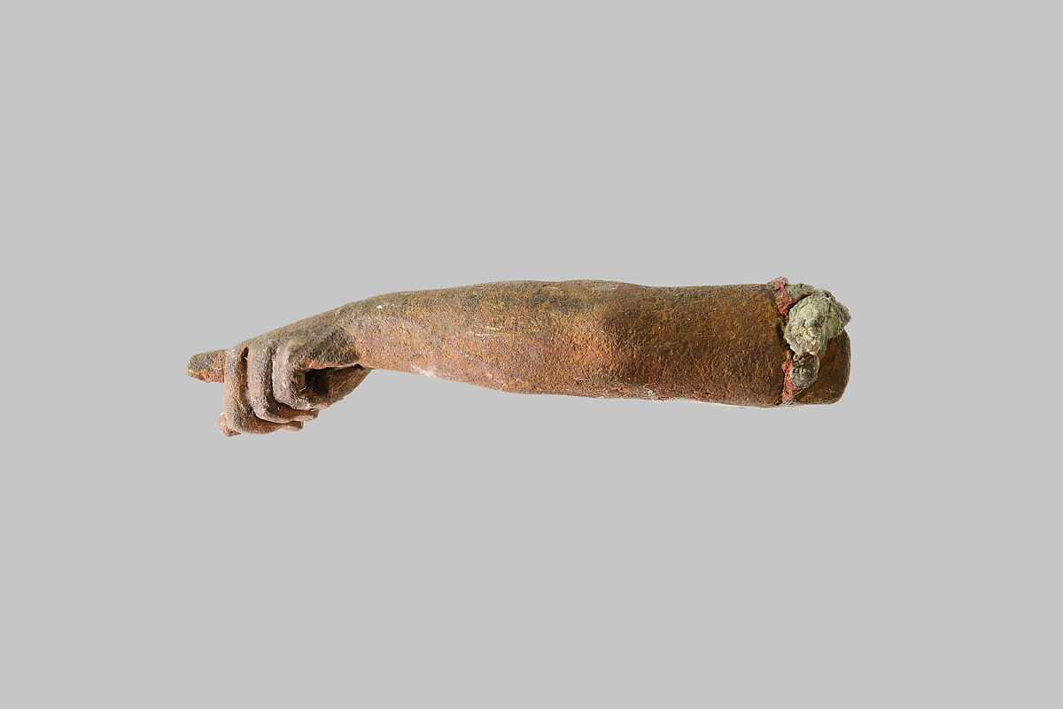 Hellenistic-style arm, Bronze