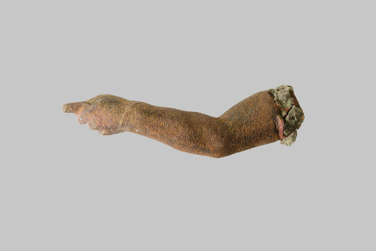 Hellenistic-style arm, Bronze 