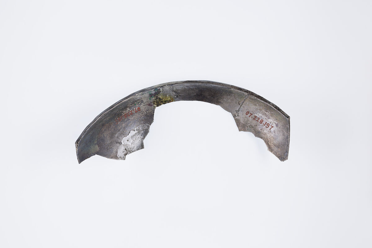 Bowl fragment, Silver
