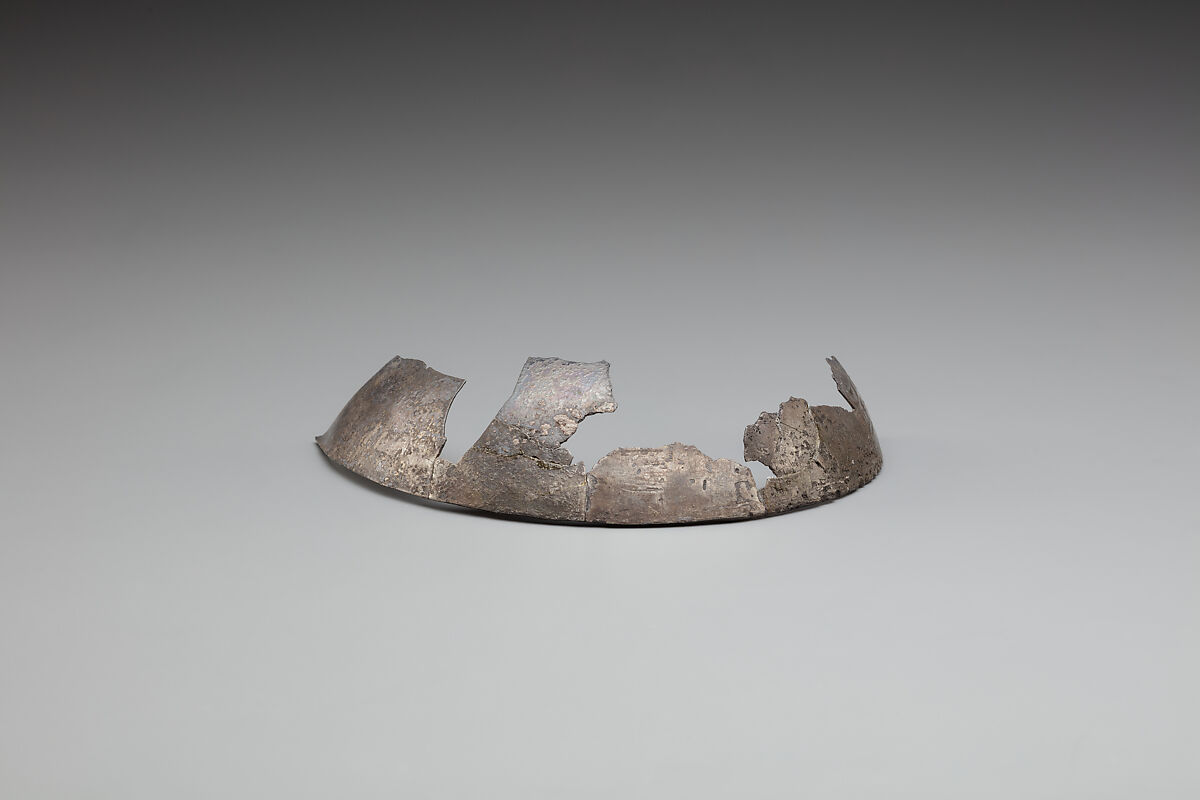 Fragment of a bowl with the names of Tawosret, Silver 