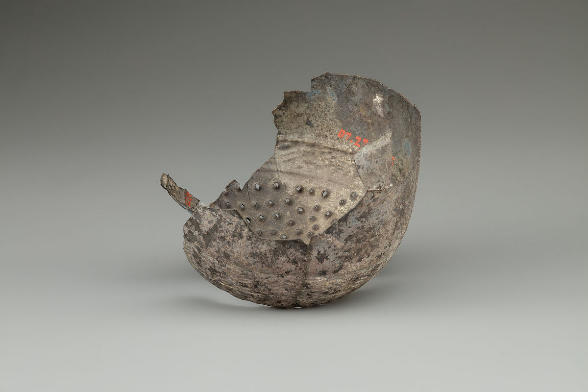 Strainer or vase fragment, Silver